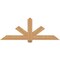 Ekena Millwork Kennewick Timber Gable Bracket, Western Red Cedar, 72"W x 27"H x 3 1/2"D x 5 1/2"F, 9/12 Pitch GBW072X27X0406KEN00SWR - alternate 1